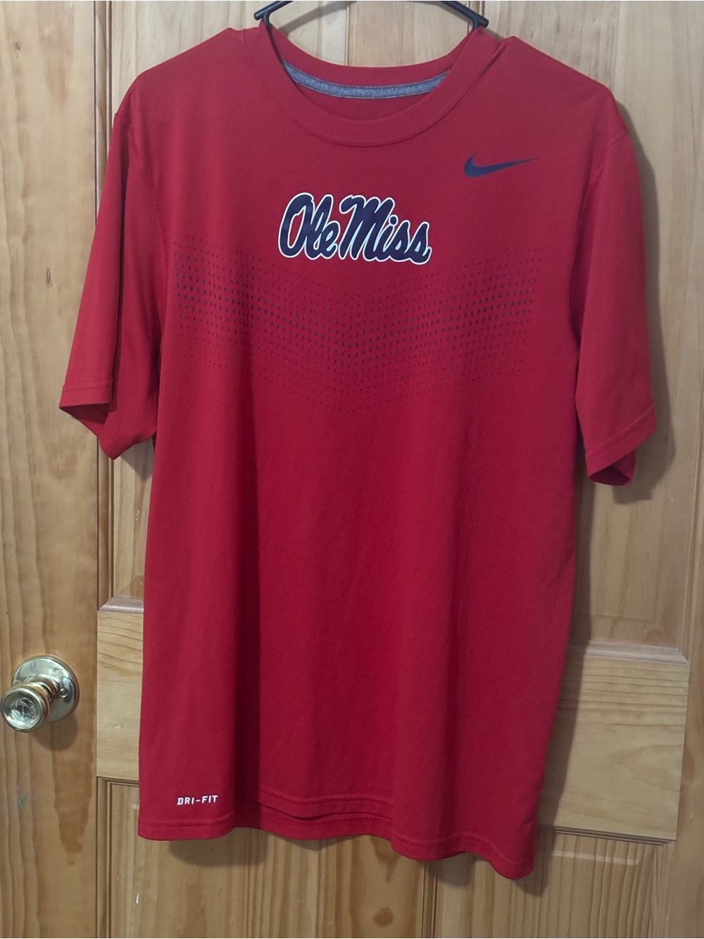Nike Red Ole Miss Performance Short Sleeve Tee
